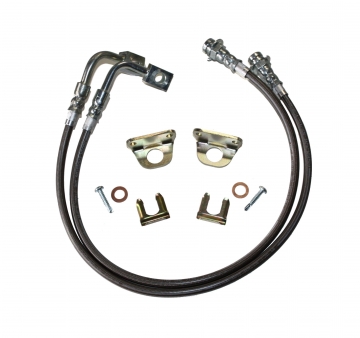 JK 4.5-6.5" SS Brake Line Set REAR